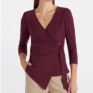 NWT Beacon Women’s 3/4 Sleeve Ring Top M